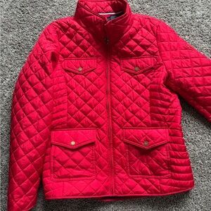 Tommy Hilfiger Red Quilted Jacket